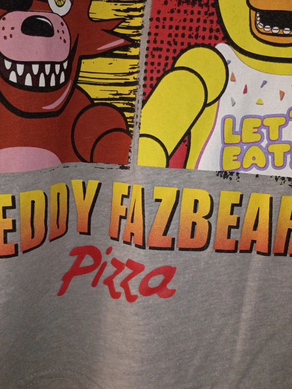 Freddy Kids Grey & Black Long-Sleeve Graphic Tee